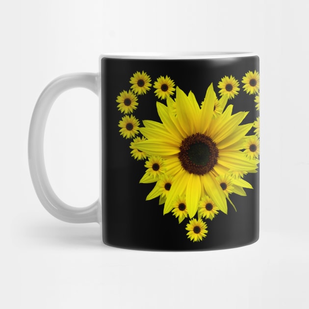 Sunflower heart, sunflowers, heart, bloom by rh_naturestyles